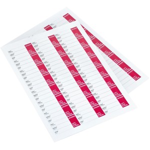 Severin Vakuumierbeutel Etiketten zur Kennzeichnung von Gefriergut, 55 Stück.