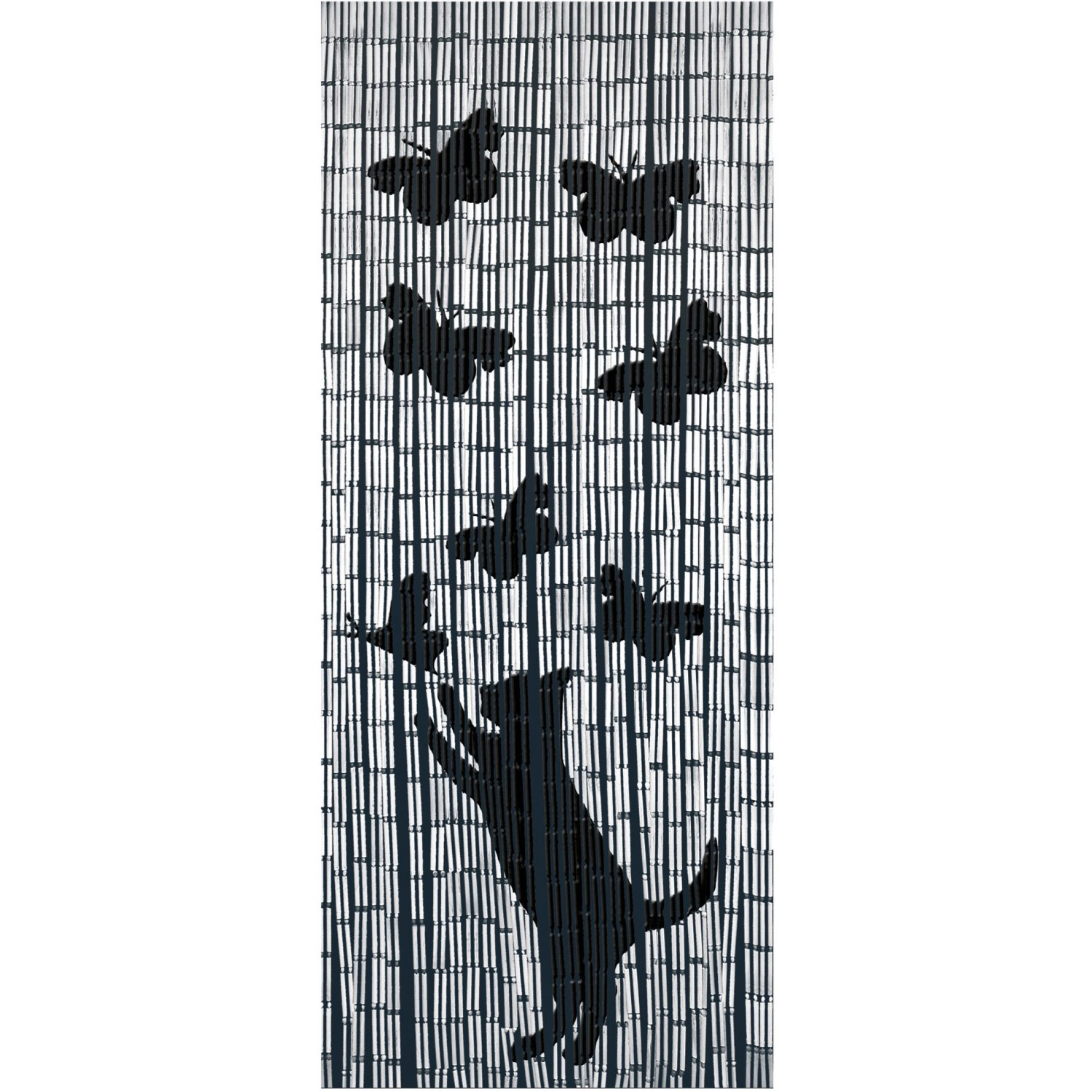 Wenko Bambusvorhang Katze und Schmetterling 90 cm x 200 cm