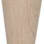 Runder Möbelfuß aus Eiche, 130 mm hoch, für individuelle Möbelgestaltung.