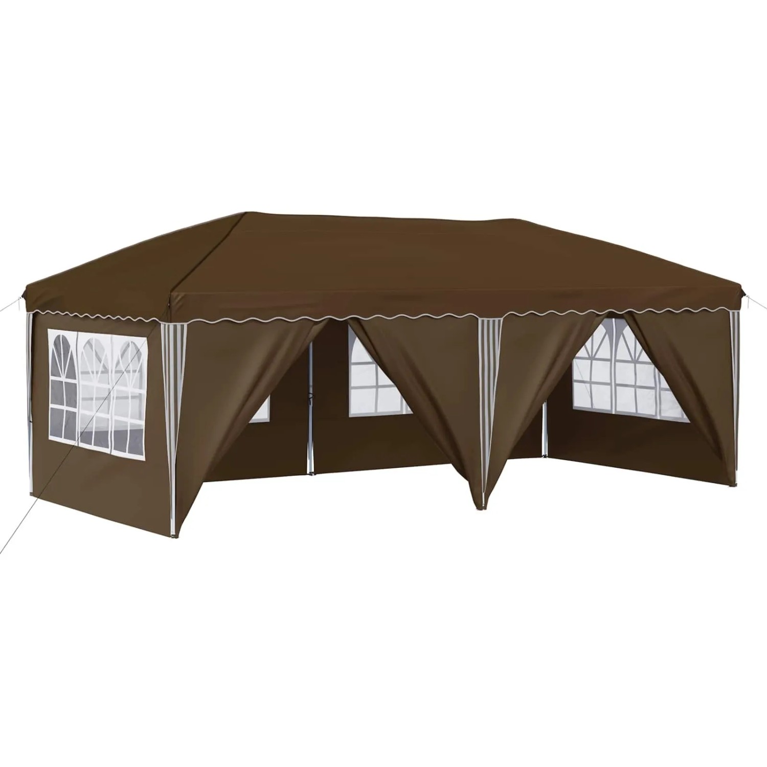 vidaXL Pop-Up Partyzelt 575 x 288 x 245 cm Taupe 42019806