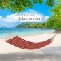 Tectake Hängematte Eden Mit Spreitzstäben  Für 2 Personen Strapazierfähiger Stoff  325 x 150 x 2 50 cm Bunt Gestreift_7