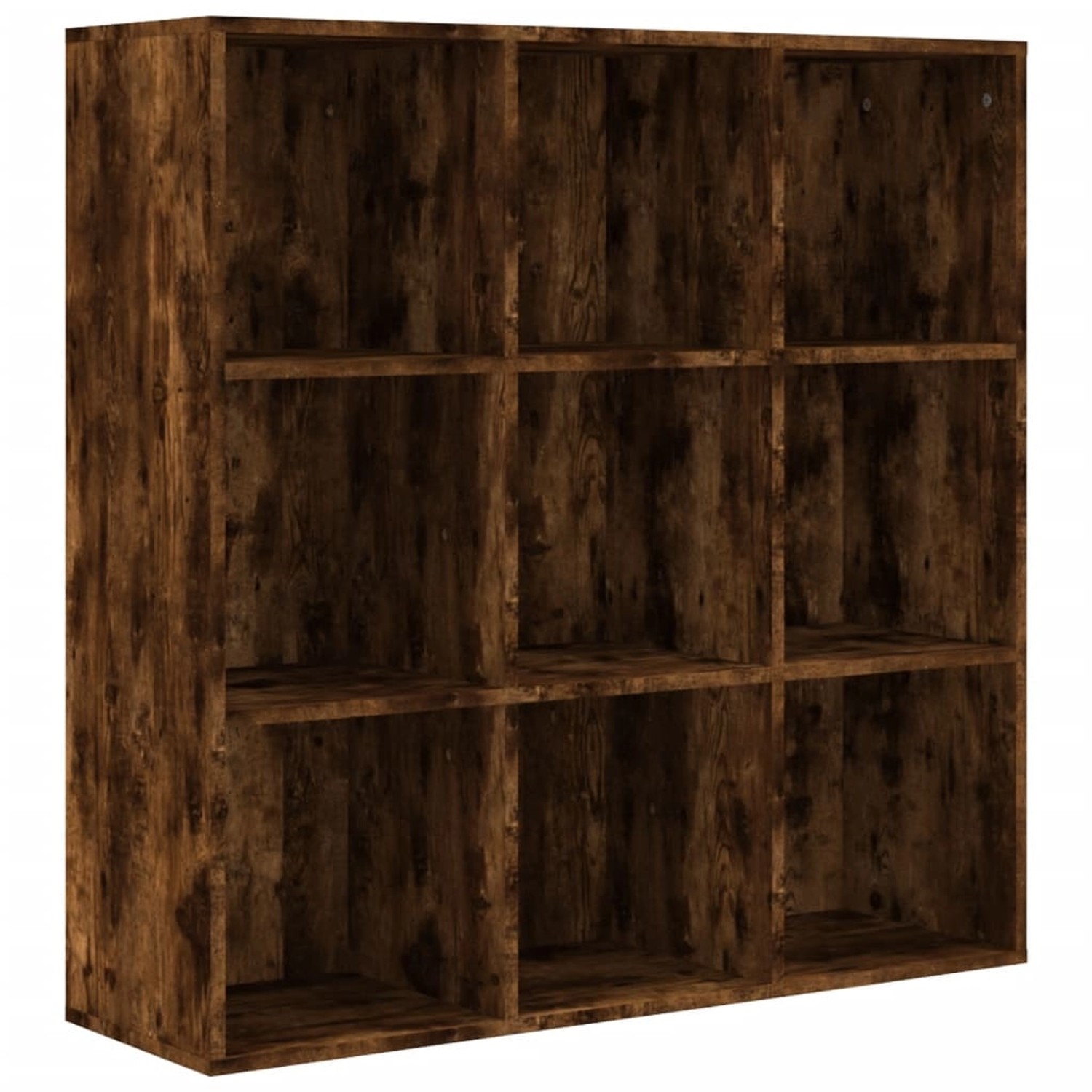 VidaXL Bücherschrank Räuchereiche 98x30x98 cm günstig online kaufen