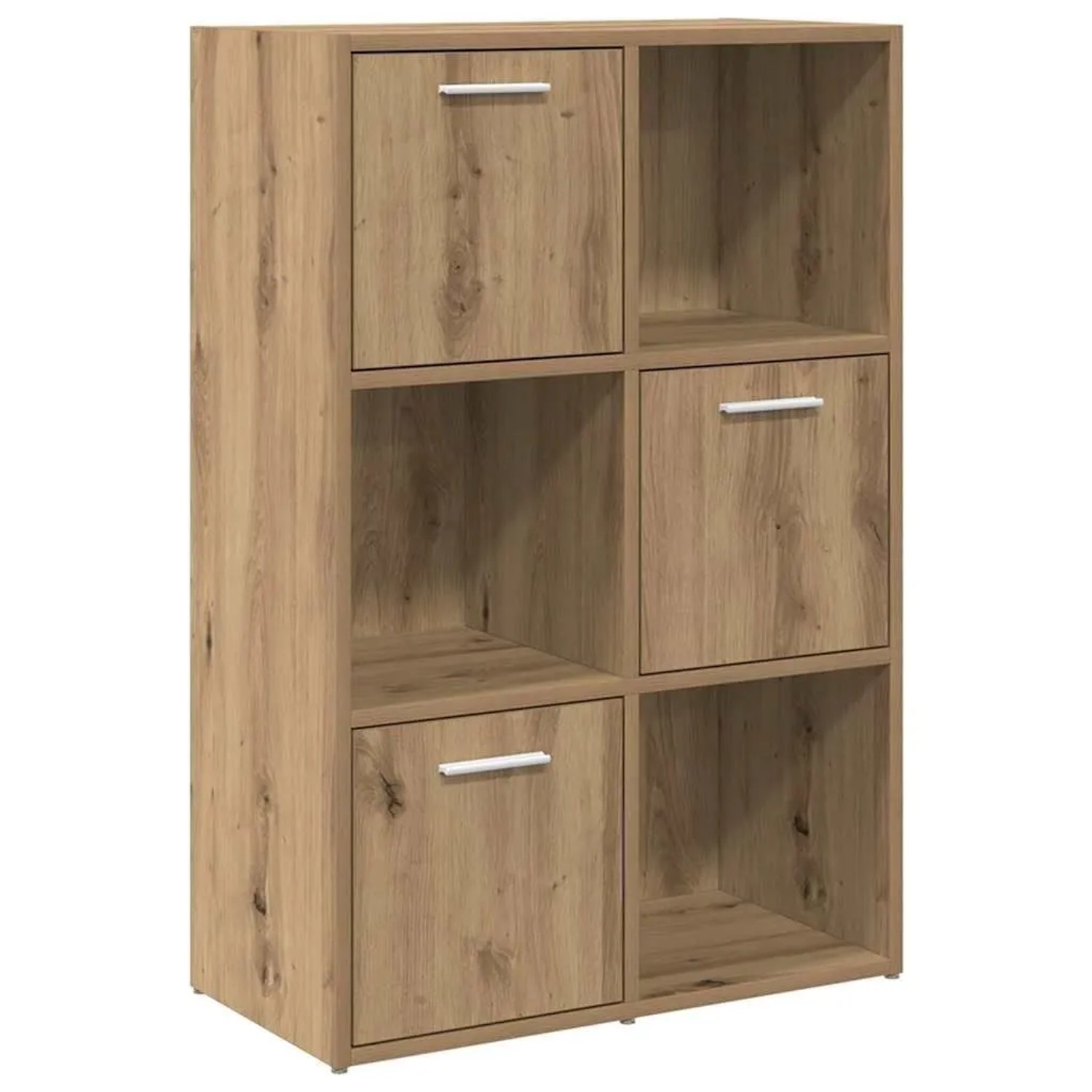 vidaXL Bücherschrank Artisan-Eiche 60,5x30x90 cm Holzwerkstoff 855971