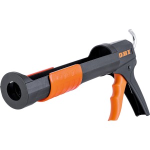 OBI Kartuschenpresse für Silikon, Acryl & Dichtstoffe. Handliches Werkzeug in Schwarz-Orange.