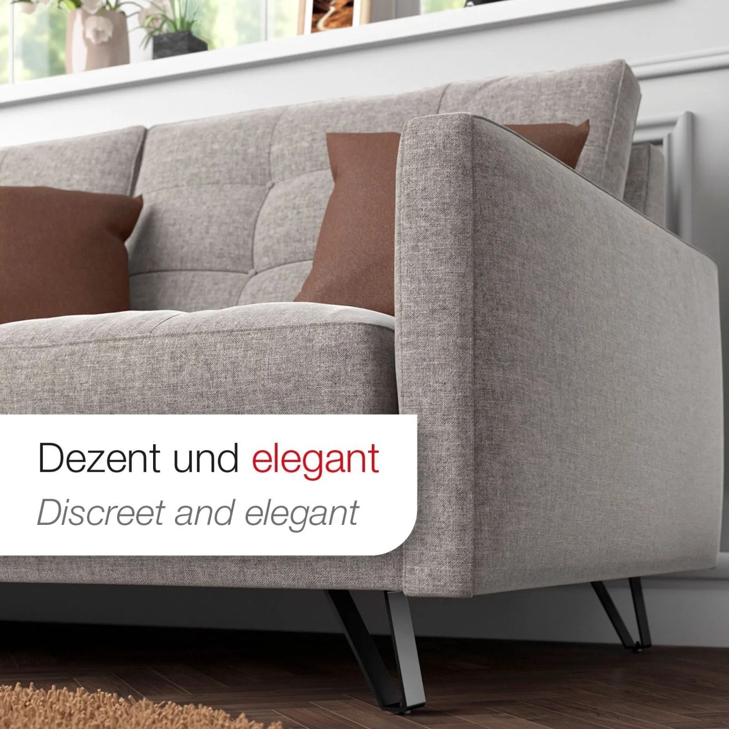 SOTECH Möbelfuß TANGO 108,5 mm Schwarz Matt_4