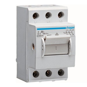 Hager Kompaktschalter SH363N Grau