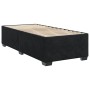 Schwarzes vidaXL Boxspringbett 100x200 cm mit Lattenrost. Bett für erholsamen Schlaf.