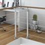 Dolle Geländerset mit Eichehandlauf, 150 cm, für die Bodenmontage im Innenbereich.