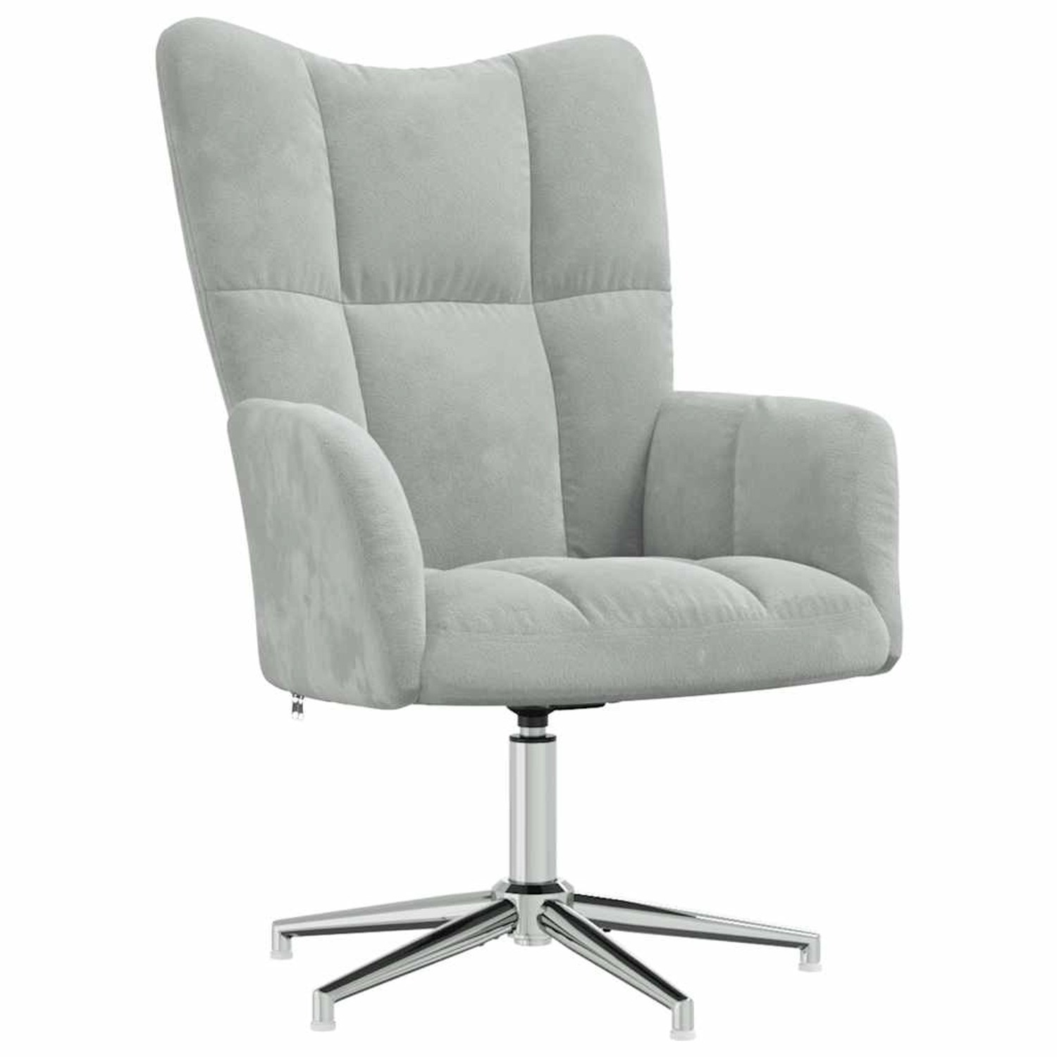vidaXL Relaxsessel Hellgrau Samt 328117 günstig online kaufen