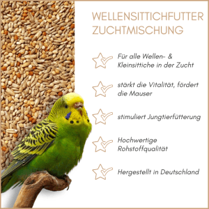 Supravit Wellensittichfutter Zuchtfuttermischung