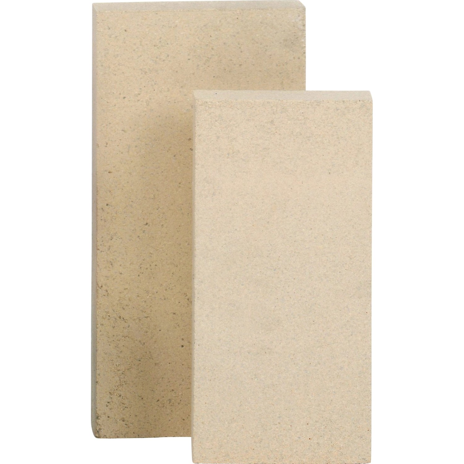 Firefix Schamottstein, 250x124x20 mm, für Kaminöfen & Pizzaöfen, hitzebeständig bis 1300°C.