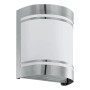 Moderne Eglo LED-Wandleuchte Cerno-Z aus Edelstahl, 6W, für den Außenbereich.