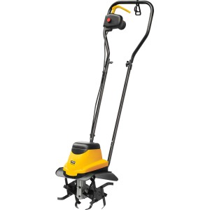 Texas Elektro-Motorhacke El-Tex 750: Leichte, gelbe Gartenhacke für Blumenbeete.