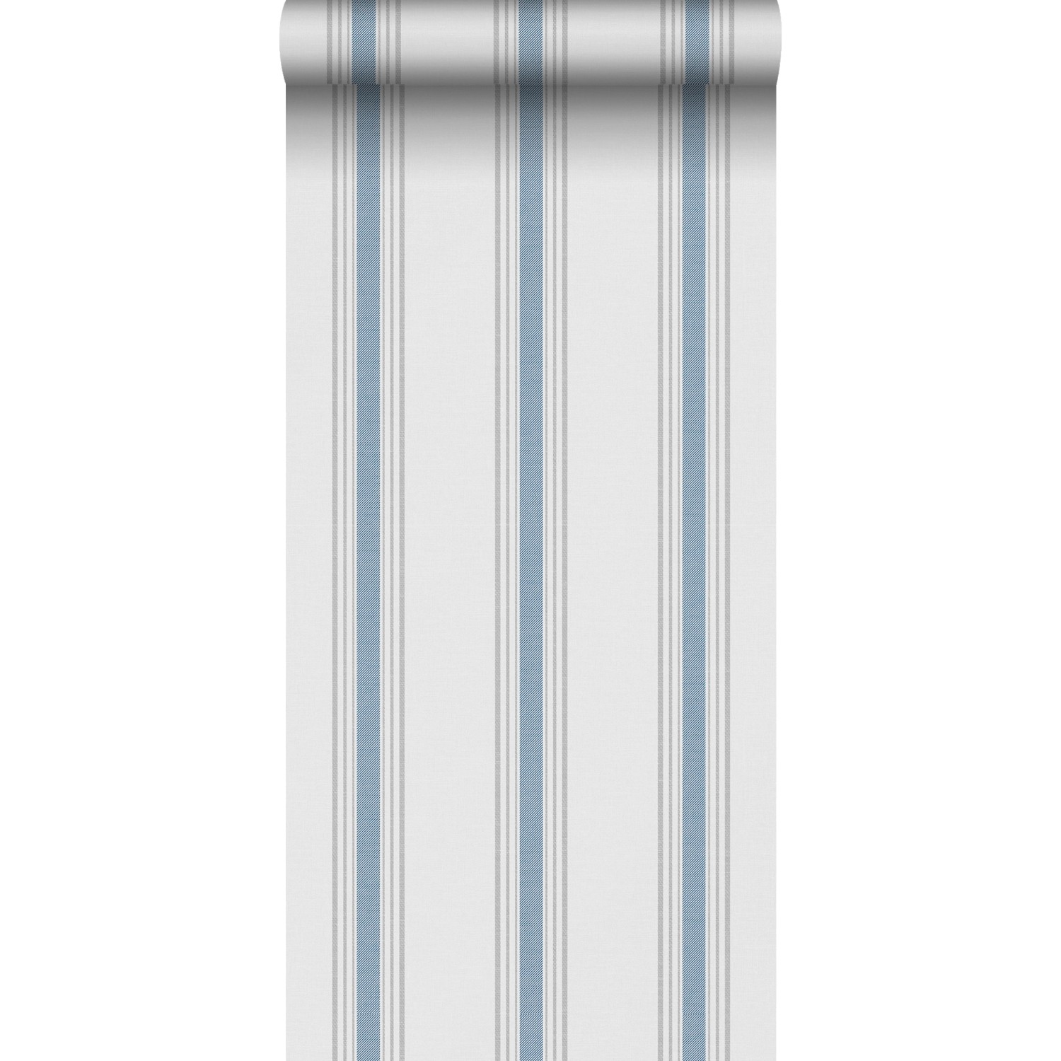 Sanders & Sanders Tapete Streifen Blau und Grau 53 cm x 10.05 m günstig online kaufen