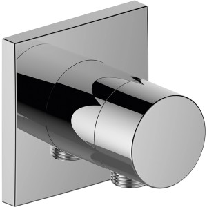 Keuco IXMO Pure Ab- und Umstellventil, eckig, Chrom, mit Schlauchanschluss für Dusche.