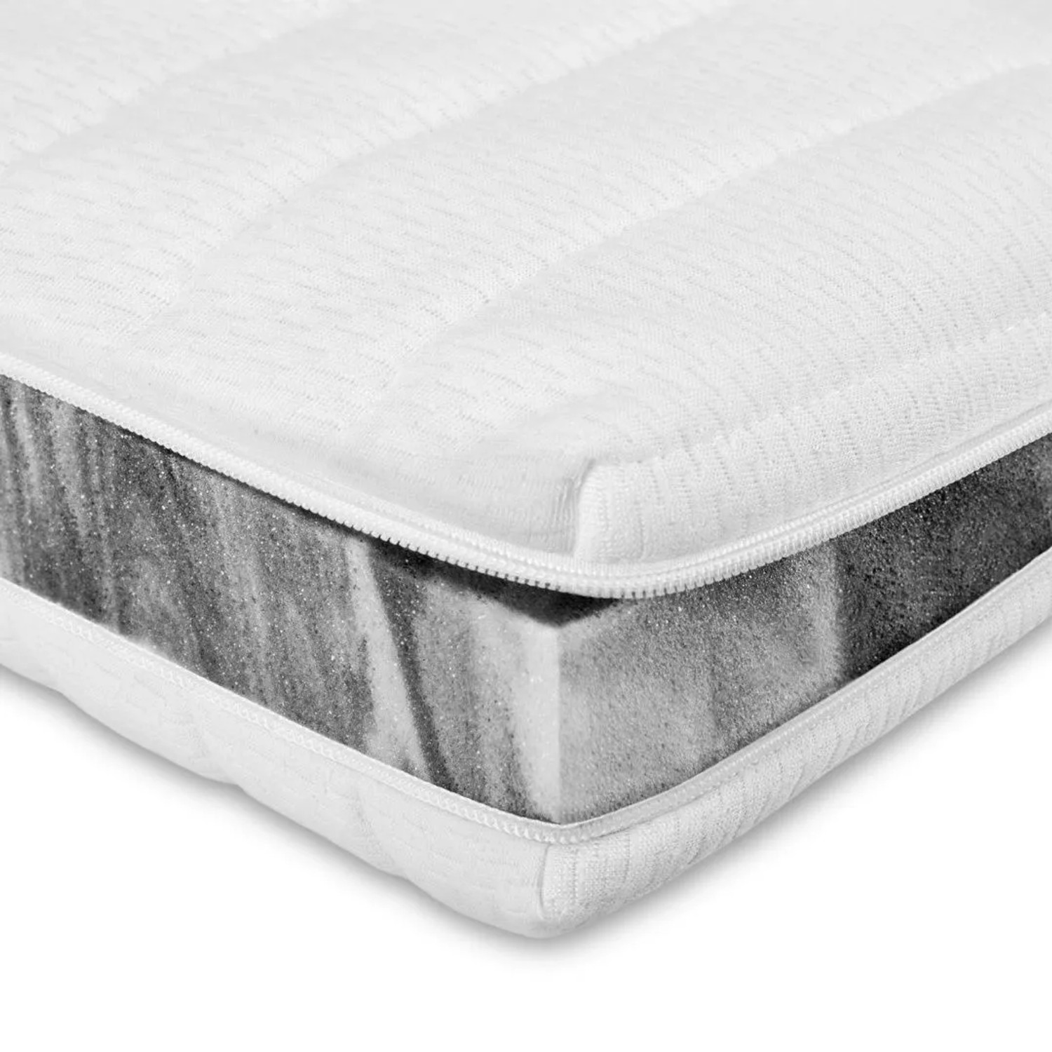 AM Qualitätsmatratzen Komfortschaum Topper Hart Made in Germany 80x210cm