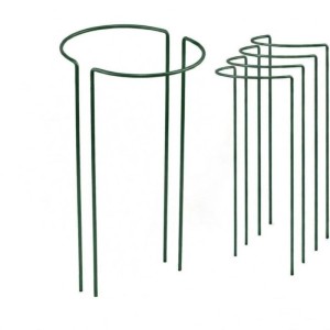 4er Set Strauchstützen 140x40cm aus Metall, Rankhilfe für Garten und Beet.