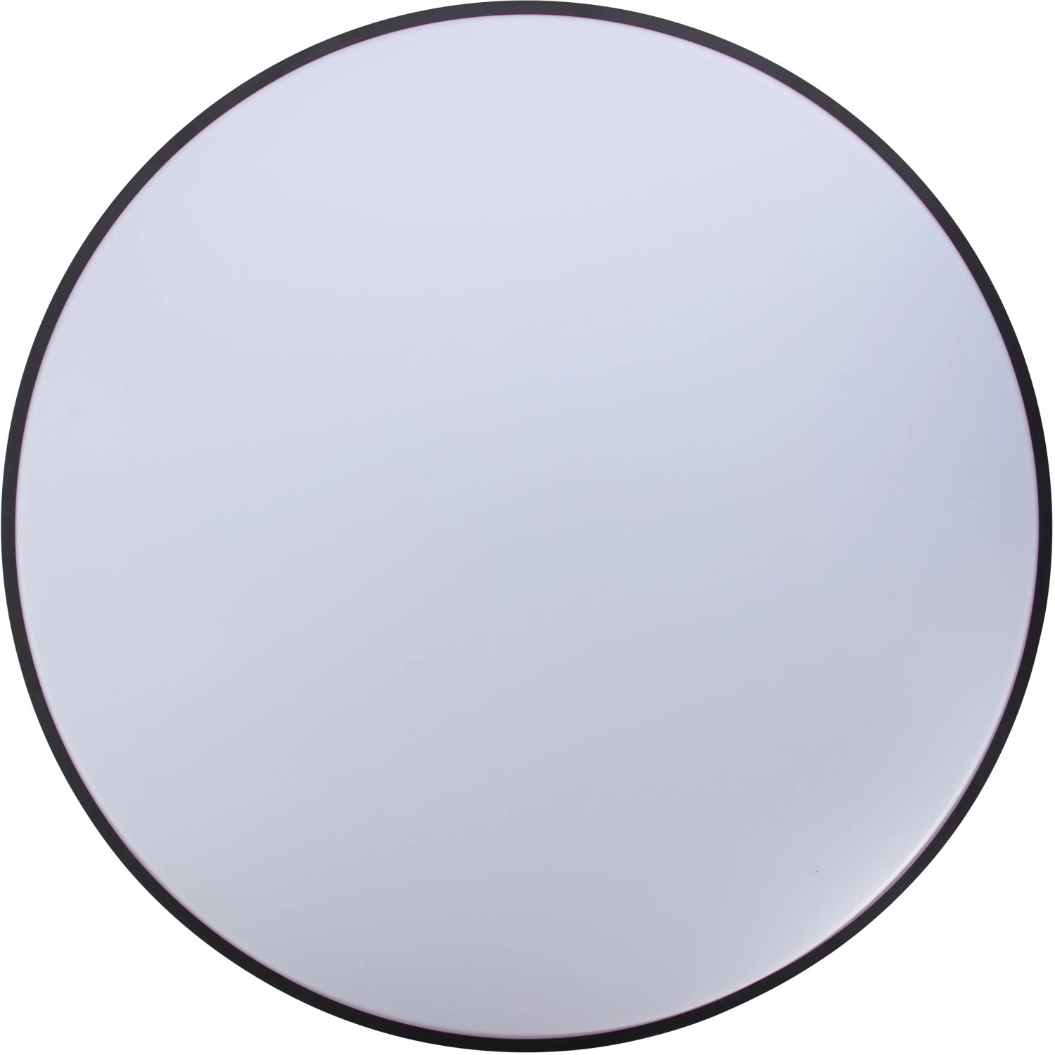 Runde, dimmbare LED-Deckenleuchte Slimline, Ø 78cm, in Weiß und Schwarz für Innenräume.