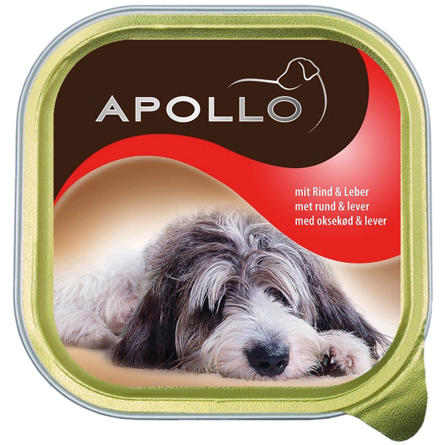 Apollo Hunde-Nassfutter Pastete mit Rind und Leber 300 g