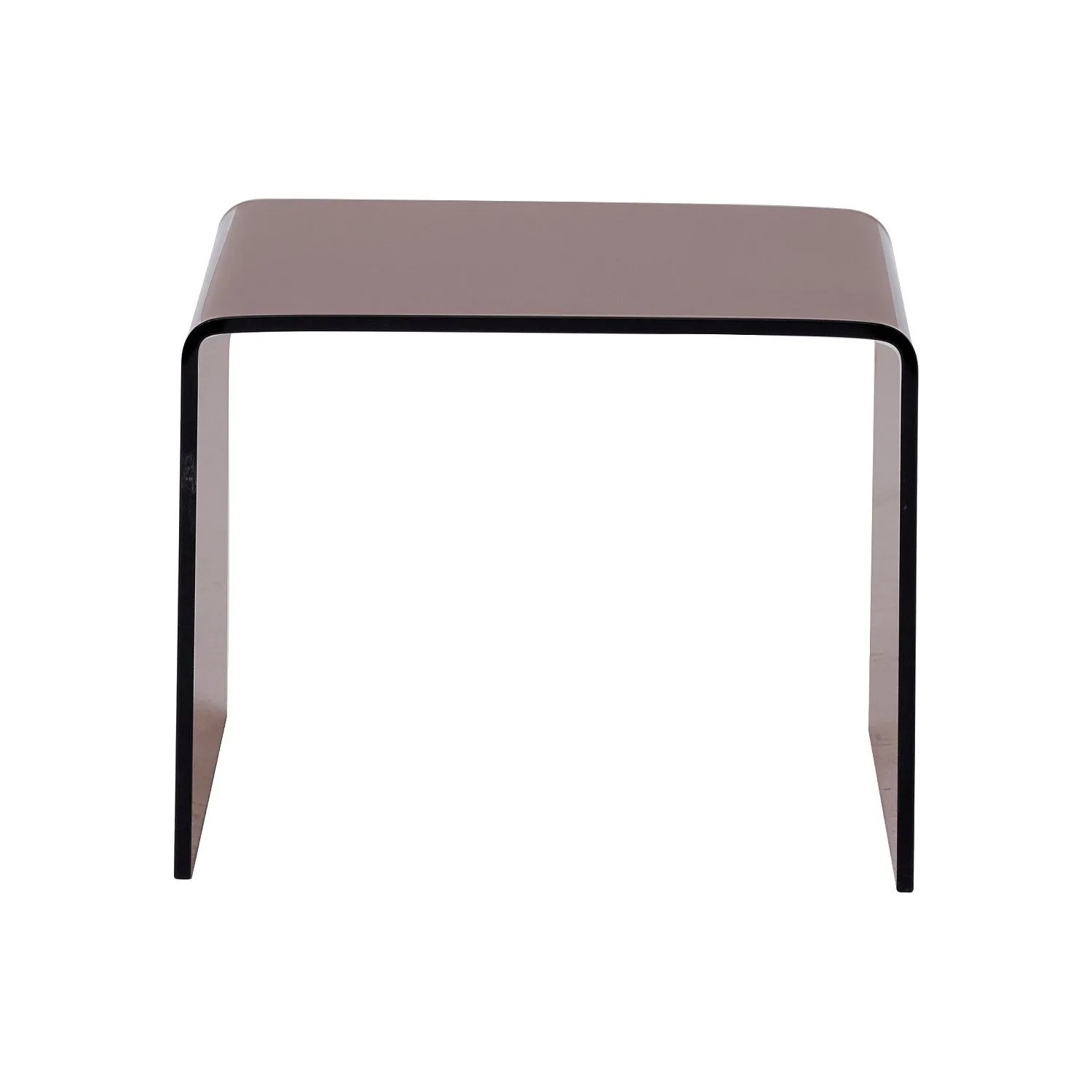 Vente-unique Nachttisch Suzana Transparent  Braun 50 cm
