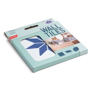 d-c-fix Wandfliesen Alia, 6er-Set, blau, 15x15 cm, im Karton.