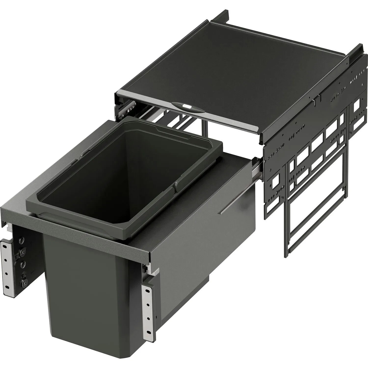 Vauth-Sagel Abfalltrennsystem Envi Space Korpusbreite 400 mm 1x22, Lava