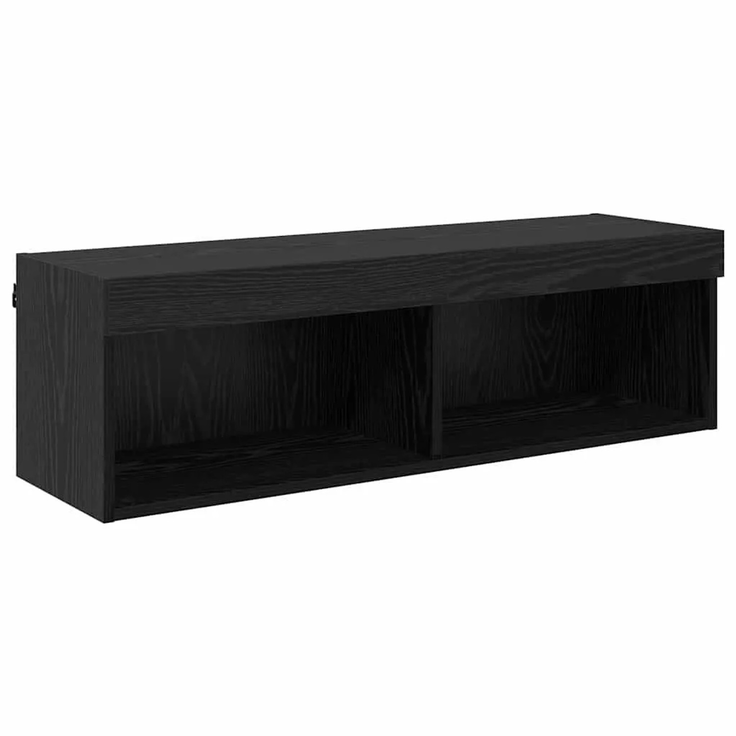 vidaXL TV-Wandschrank Panama Schwarz Eichen-Optik 100 x 30 x 30 cm 882969