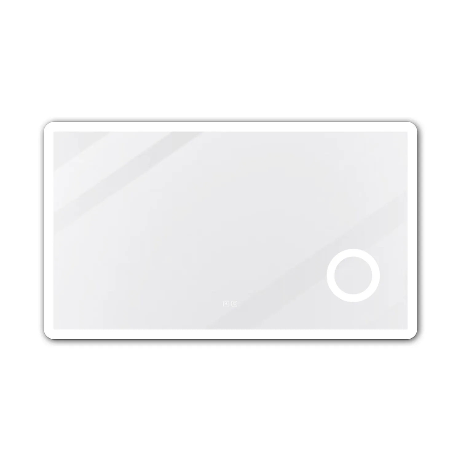 Aica Sanitär Badspiegel mit Steckdose 120x70 cm Spiegel mit Bluetooth Schmi günstig online kaufen