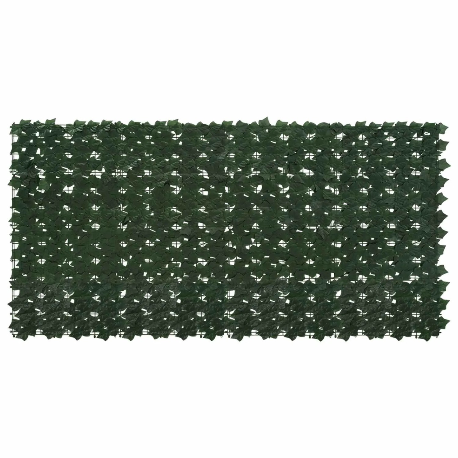 vidaXL Balkonsichtschutz mit Blättern Dunkelgrün 200 x 100 cm 42040627