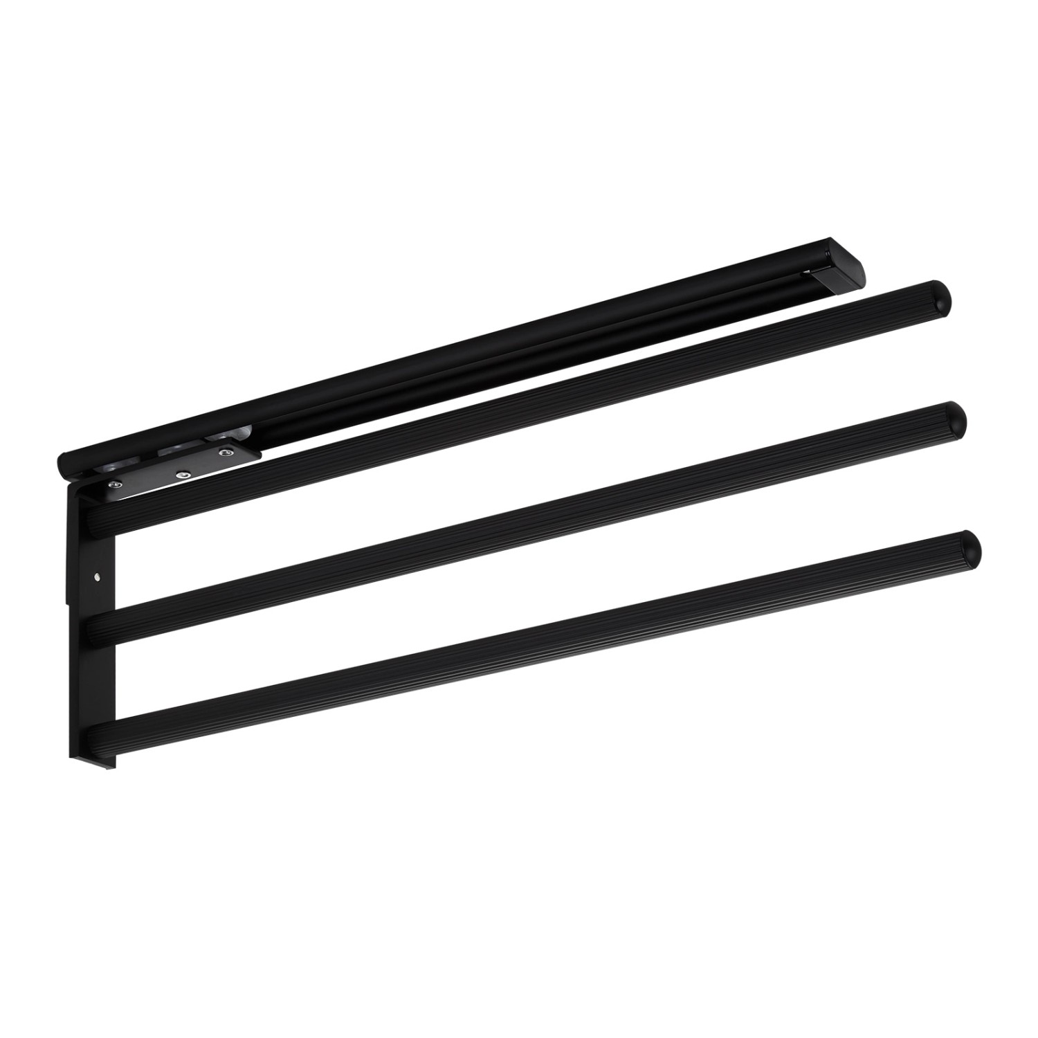 SOTECH Aluminium Handtuchhalter TED 3 Armig 450 bis 730 mm Ausziehbar Drehb günstig online kaufen