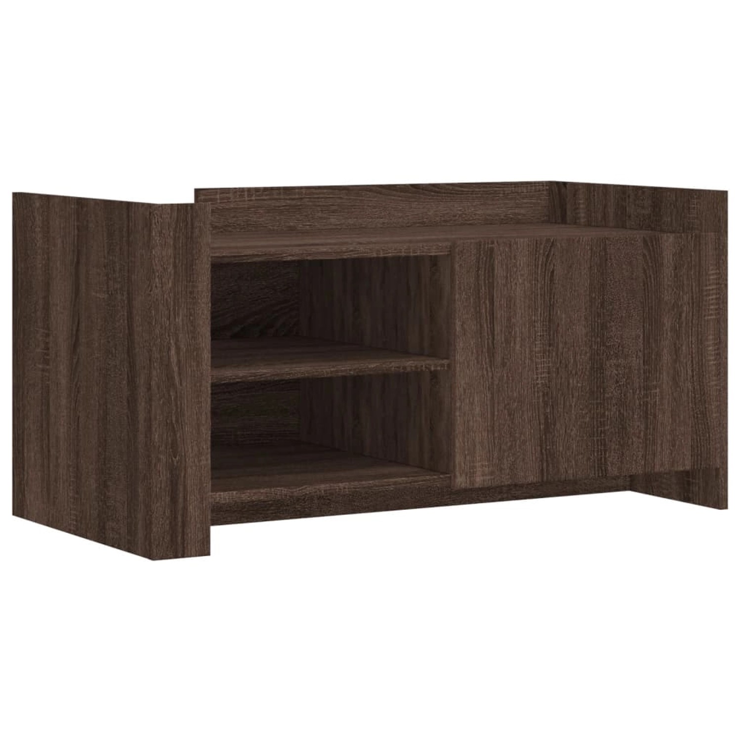 vidaXL Couchtisch Braun Eichen-Optik 100x50x50 cm Holzwerkstoff 848366 günstig online kaufen