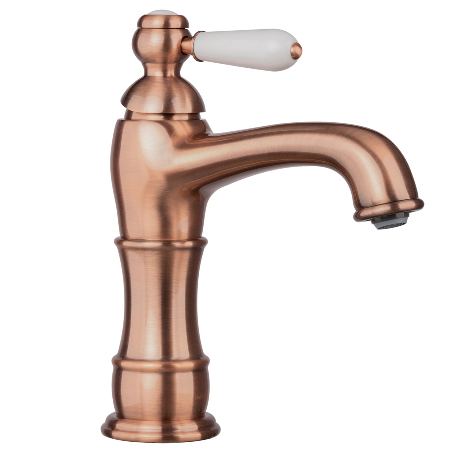 PaulGurkes Wasserhahn Nostalgie Rote Bronze Kupfer Einhandmischer Matt günstig online kaufen