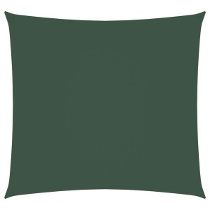 vidaXL Sonnensegel Oxford-Gewebe Quadratisch 2,5x2,5 m Dunkelgrün 135466