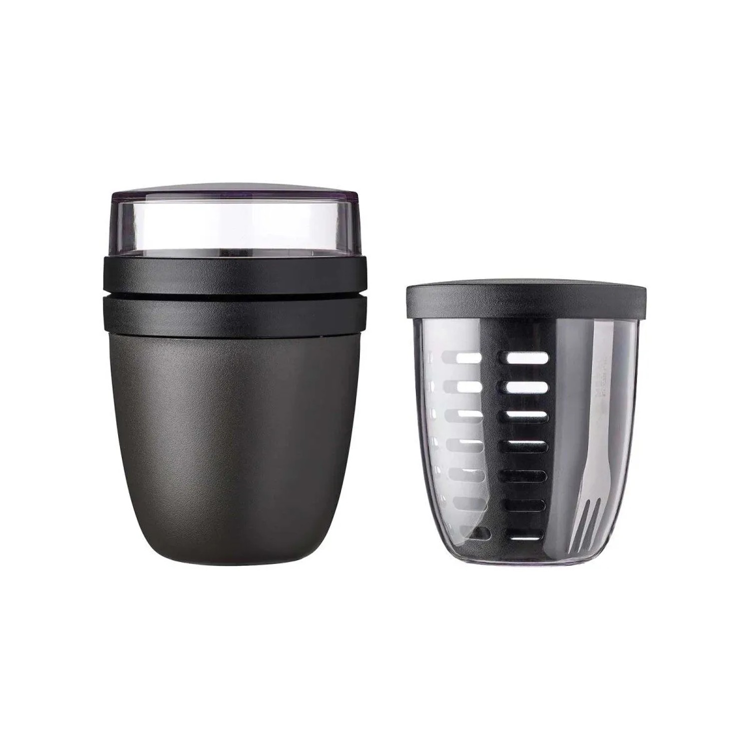 Mepal Ellipse Lunchpot mit Fruitpot Nordic Black