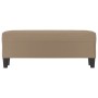 vidaXL Sitzbank Cappuccino-Braun 100x35x41 cm Kunstleder 349464_3