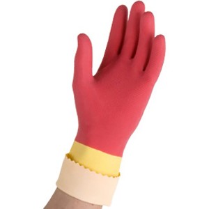 Vileda Haushaltshandschuh Der Robuste Protection M, rot/gelb, extra Schutz