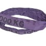 Violette Rundschlinge mit 1000 kg Tragfähigkeit für Spanngurte und Zurrgurte.