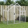 vidaXL Voliere Silbern 179x100x185 cm Aluminium_6
