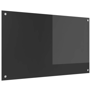 vidaXL Küchenrückwand Dunkelgrau 100 x 60 x 0,6 cm Gehärtetes Glas 42001249