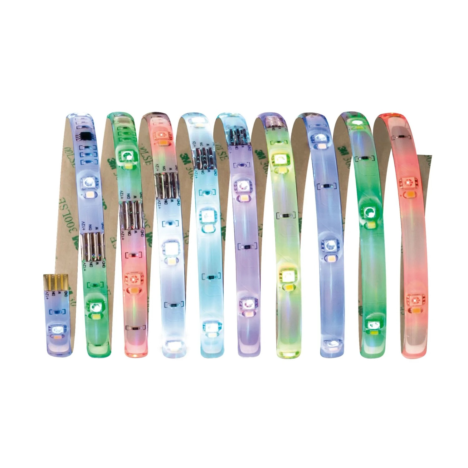 Paulmann LED Stripe Set, 3m, mit Farbwechsel. Flexibler LED-Streifen mit verschiedenen Farben.