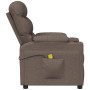 vidaXL Massagesessel Elektrisch Taupe Stoff 3143511_4