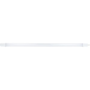 Weiße REV LED-Feuchtraumleuchte Super Slim, 120 cm, für Keller und Garage.