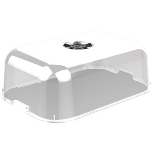 Elho Anzuchthaus M Green Basics Transparent aus Recycling-Kunststoff für Pflanzenanzucht.