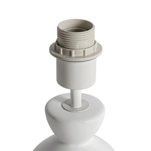 QAZQA Design Tischlampe aus Weißer Keramik 15 cm ohne Schirm   Alisia
