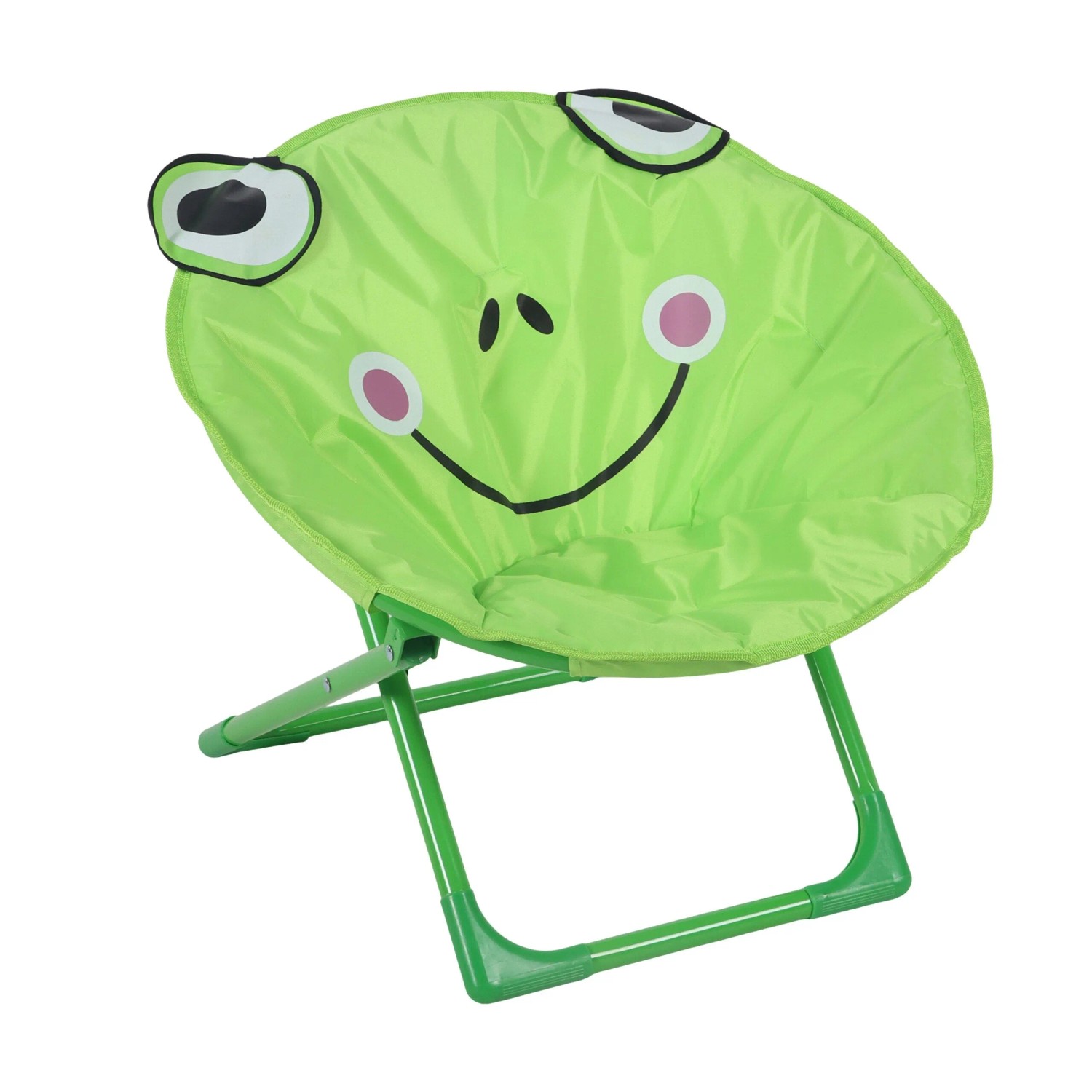 Relaxdays Moonchair für Kinder Polyester Frosch Faltbar 47 cm x 50 cm x 48 cm 1,7 kg