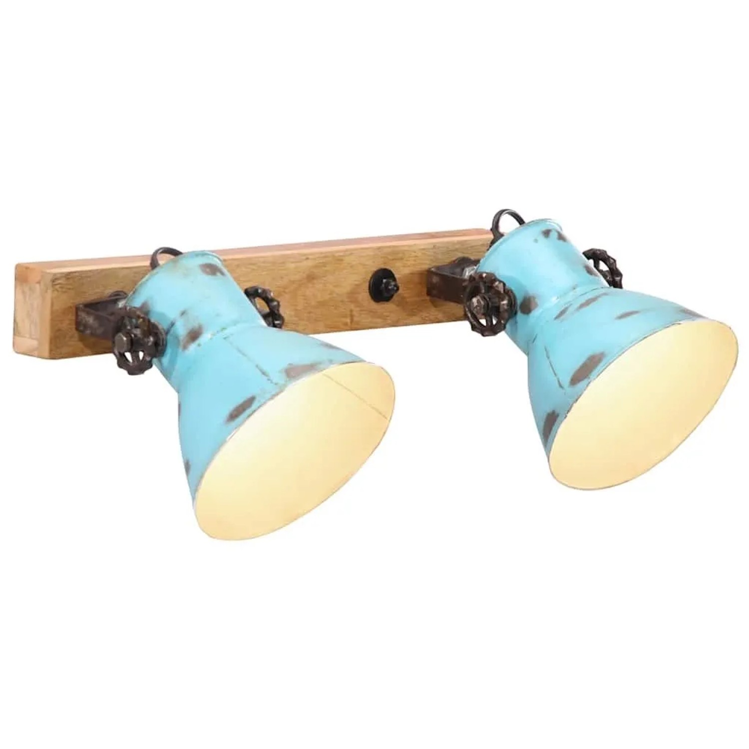 vidaXL Wandleuchte 25 W Blau 45x25 cm E27 371823