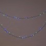 OBI LED Lichterkette, mehrfarbig blau und grün leuchtend, für Außenbereiche. Grünes Kabel, 17 m.