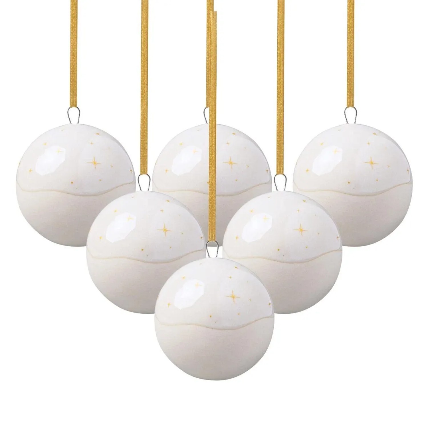 like. by Villeroy & Boch Winter Glow Ornament Kugel 6er Set