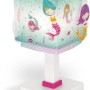 Dalber Tischlampe mit Meerjungfrauen-Motiv, LED Nachtlicht für Kinder.