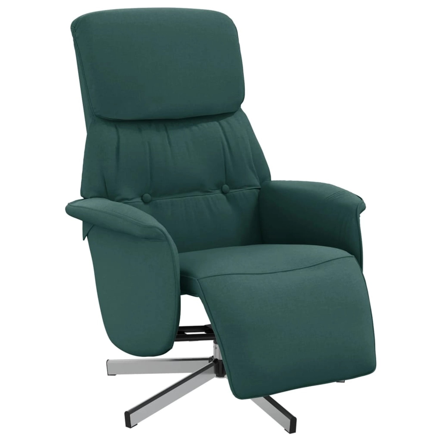 vidaXL Relaxsessel mit Fußteil Dunkelgrün Stoff 356661 günstig online kaufen